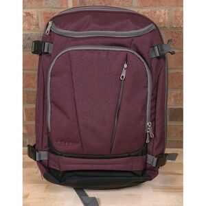 eBags Mother Lode Travel Backpack Convertible Expandable Luggage Burgundy